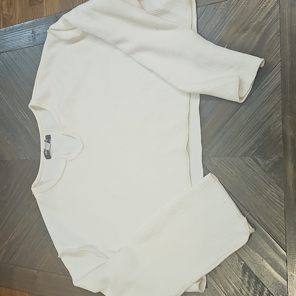 Woman's Urban Outfitters crop sweater, Ivory size S